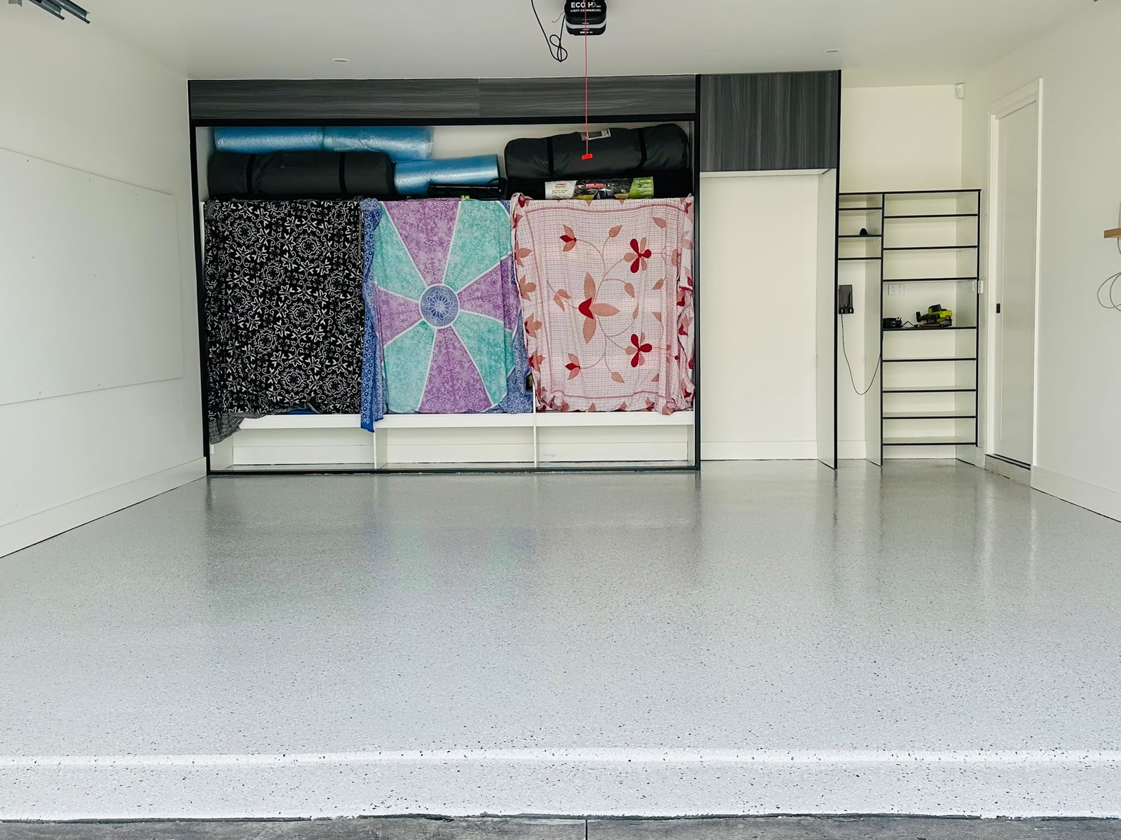After: Designer Metallic Marble Epoxy Finish